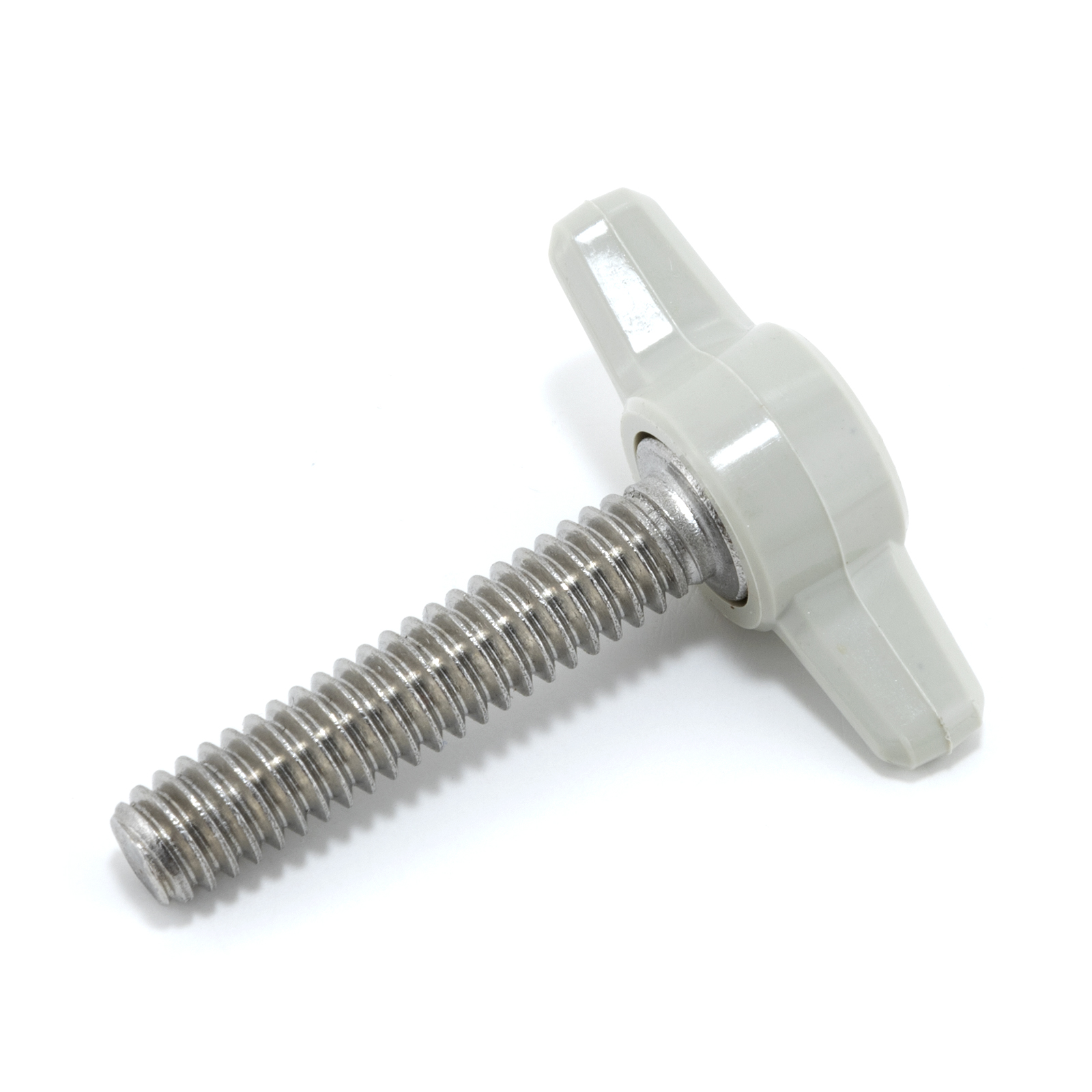 Stainless Steel 1/4-20 X 1" Thumb Screws - Black Tee Wing Hand Knobs, 4-Pack USA Made 3 thumbnail image